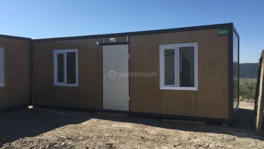 3x7 sandviç panel şantiye ofis bahçe konteyner yalıtımlı üst kalite 21m2