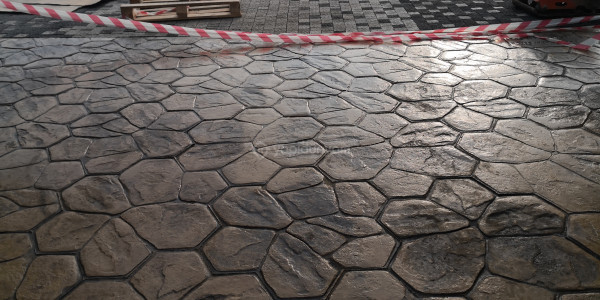 Baskı beton uygulaması