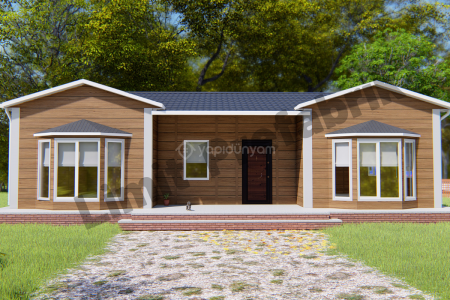 Süper Kampanyalı | 83m2  Tek Katlı Prefabrik Ev 3+1