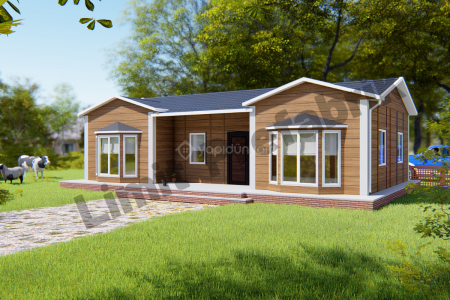 Süper Kampanyalı | 83m2  Tek Katlı Prefabrik Ev 3+1