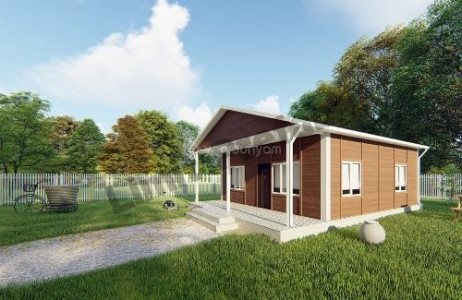 Süper Kampanyalı Tek Katlı Prefabrik Villa 70m² - 2+1