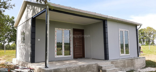 Star Prefabrik'ten 40 m² Bağ Evleri
