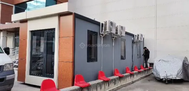 300x700 21 m2 ÖZEL ÜRETİM KOMPOZİT KAPLAMA OFİS KONTEYNER