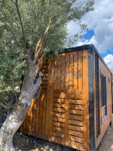 13.6mx2.5m ÖZEL ÜRETİM KONTEYNER | HAKİ EVLER