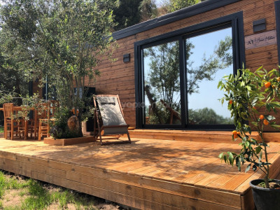 13.6mx2.5m ÖZEL ÜRETİM KONTEYNER | HAKİ EVLER