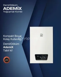 Yeni Demirdöküm Ademix 18/24kw/İstanbul için Montaj Dahil 6900tl