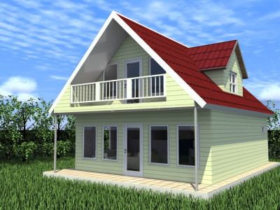 100 m2 YASEMİN DİK ÇATILI PREFABRİK ŞIK,KULLANIŞLI DUBLEKS