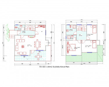 ÖZEL TASARIM ARAYANLARA 130 m² 3+1 İSKANDİNAV TİPİ DUBLEKS