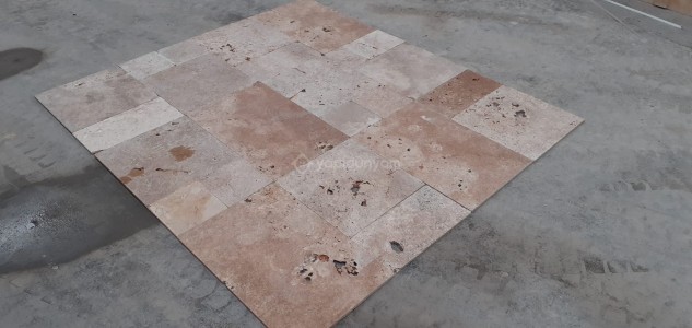 SET TAKIM ESKİTME TRAVERTEN DOĞALTAŞ DEKORASYON KAYMAZ TAŞ FAYANS