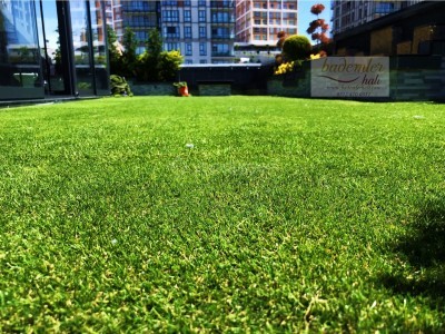 Suni Çim Halı Zemin Kaplama Bahçe Peyzaj Yapay Çim Halı 7mm 20mm