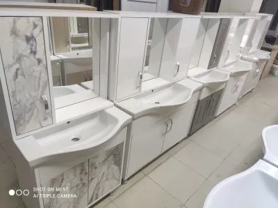 80 LİK SIFIR  MDF  BANYO DOLABI + LAVABO  1.200 TL