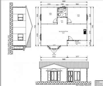 67 m2 PREFABRİK ev