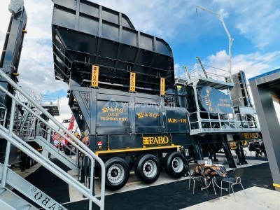 FABO MJK110 MOBİL ÇENELİ KIRICI TESİSİ 200-300T/S STOKTAN TESLİM