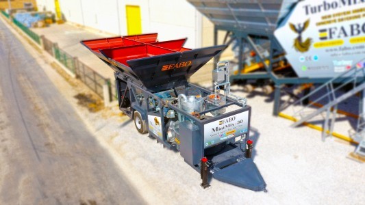 FABO MiniMix-30 MOBİL BETON SANTRALLERİ -STOKTAN TESLİM-