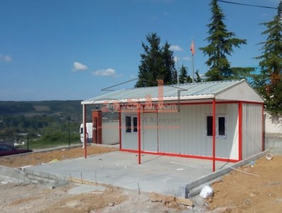 21 m² 1+1 ÇATI+VERANDALI DIŞ SAC, İÇ PVC KAPLAMALI KONUT
