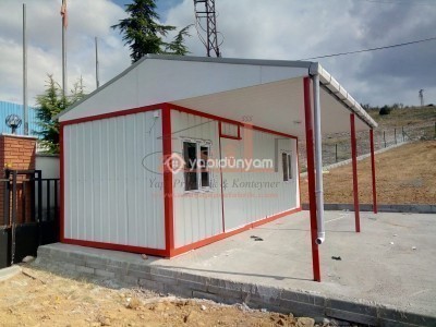 21 m² 1+1 ÇATI+VERANDALI DIŞ SAC, İÇ PVC KAPLAMALI KONUT