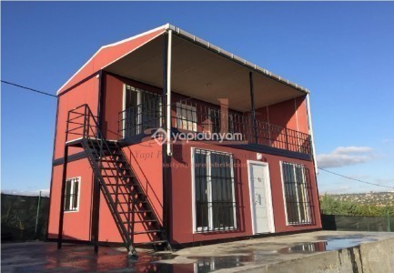 84 m² (63+21 m²) 2 KATLI,ÇATI, VERANDALI DIŞ BETOPAN, İÇ PVC KONUT