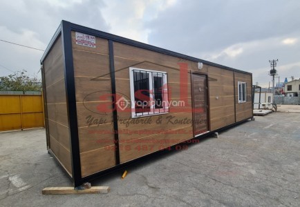 30 m² 1+1 DIŞ AHŞAP DESENLİ BETOPAN, İÇ PVC KONUT