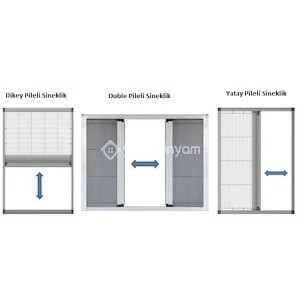 pilise sineklik (akodion pileli) kapı