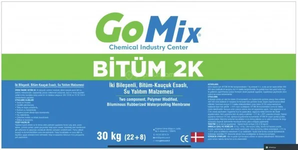 GOMİX BİTÜM 2K ÇİFT BİLEŞİNLİ SÜRME SU YALITIMI