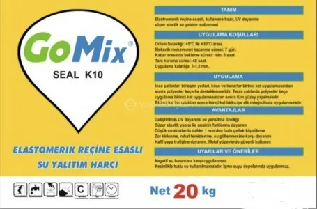 ELASTOMERİK REÇİNE ESASLI SÜRME SU YALITIMI UV DAYANIMLI