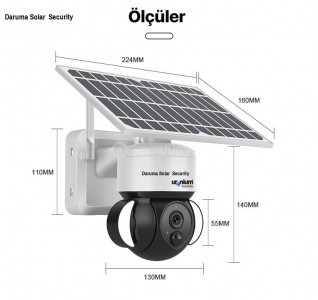 Solar PT2030BSW 2MP 3.6MM LENS WIFI 30MT IR+ 5MT BEYAZ LED CIFT