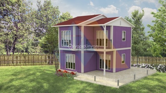 90 m² İKİ KATLI KONUT