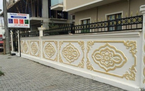 saray modeli beton kalıp,bahçe kalıpları,duvar kalıpları