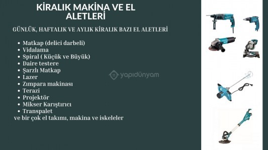 Kiralık Gırgır, Kiralık Yük kaldırma Vinci, Kiralık Malzeme kaldırma vinci