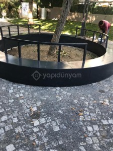 Çelik oturma bankı