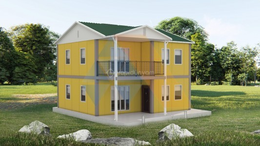 128 m² İKİ KATLI KONUT