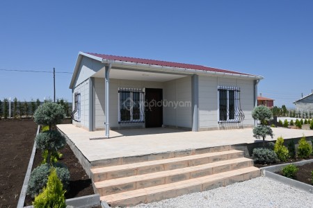 4 MEVSİM RAHAT VE KONFORLU YAŞAYABİLECEĞİNİZ 64 M2 KARMOD PREFABRİK EV