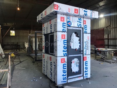 NURAL GRUP KONTEYNER & PREFABRİK DEN KOMPOZİT KAPLAMA GÜVENLİK KABİNİ