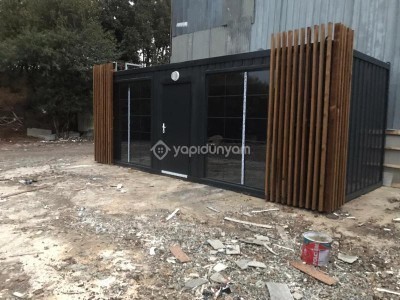 300X700 21 M2 ÖZEL TASARIM AHŞAP PERGOLE KAPLAMA KONTEYNER
