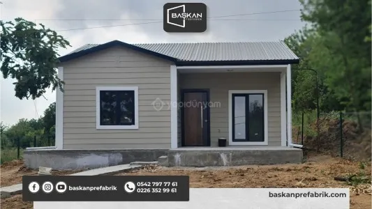 BAŞKAN PREFABRİK ÇELİK YAPI SİSTEMLERİ 70M2(ROLLFORM HAFİF ÇELİK