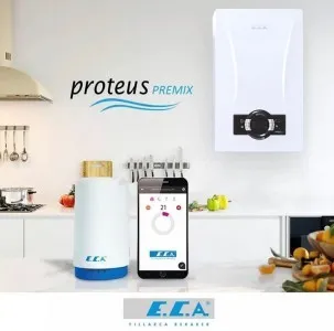ECA PROTEUS PREMIX 45 HM DGERP 38.700 kcal/h Premix Yoğuşmalı Kombi