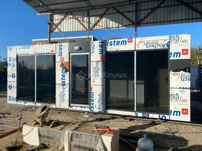 ŞIKLIK VE KALİTENİN ADRESİ ONAY PREFABRİK ÖZEL ÜRETİM KOMPOZİT KAPLAMA OFİS KONTEYNER