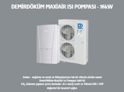 DemirDöküm MaxiAir Isı Pompası 16 KW