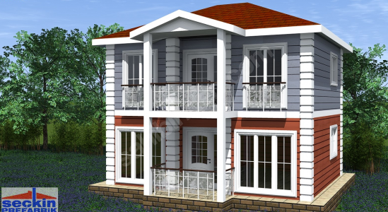 ÖZEL TASARIM SIK KULANIŞLI 3+1 PREFABRİK ŞEHZADE KONAĞI