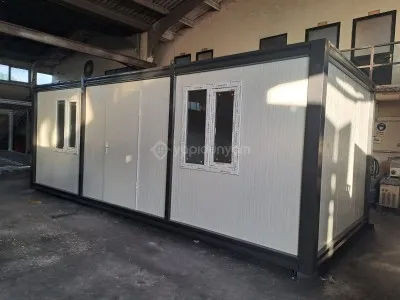 300X700 21 M2 BOŞ HACİMLİ SANDVİÇ PANEL ŞANTİYE KONTEYNER