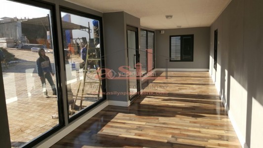 36 m² TEK ODA WC-MUTFAKLI, DIŞ BETOPAN, İÇ PVC KONUT