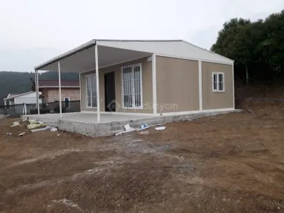 60m2 ÜÇ ODA WC DUŞ MUTFAK - 24 AY BANKA TAKSİTLİ -1 GÜNDE MONTAJ