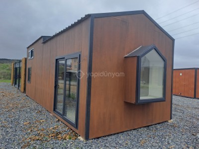 350x900 32 m2 LOFT KATLI ÖZEL TASARIM KONUT KONTEYNER