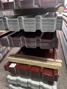 Trapez saç sandviç panel cephe paneli Çesan çelik  hasır