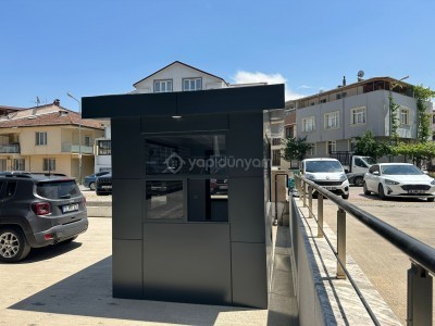 200x200 ÖZEL ÜRETİM KAMPOZİT KAPLAMA GÜVENLİK BEKÇİ KULUBESİ