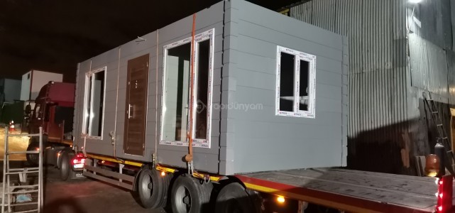 21 M2 ÖZEL ÜRETİM BETOPAN KAPLAMA BAĞ BAHÇE KONUT KONTEYNERİ