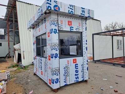 150x150 ÖZEL ÜRETİM KAMPOZİT KAPLAMA GÜVENLİK BEKÇİ KULUBESİ