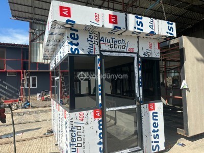 150X150 ÖZEL ÜRETİM KOMPOZİT KAPLAMA GÜVENLİK BEKÇİ KULUBESİ