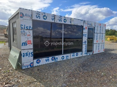 ŞIKLIK VE KALİTENİN ADRESİ ONAY PREFABRİK ÖZEL ÜRETİM KOMPOZİT KAPLAMA OFİS KONTEYNER