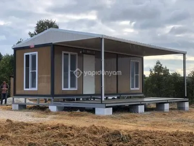 300X700 21 M2 BOŞ HACİMLİ SANDVİÇ PANEL ŞANTİYE KONTEYNER